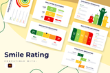 Smile Rating Illustrator Infographic Template