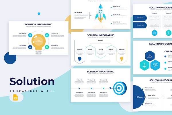 Solution Infographic Google Slides Template