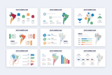 South America Map Google Slides Infographic Template