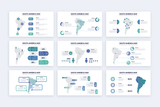 South America Map Google Slides Infographic Template