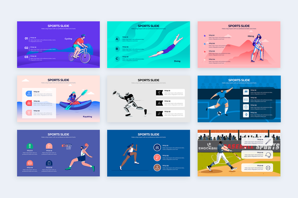 Sports Powerpoint Infographic Template