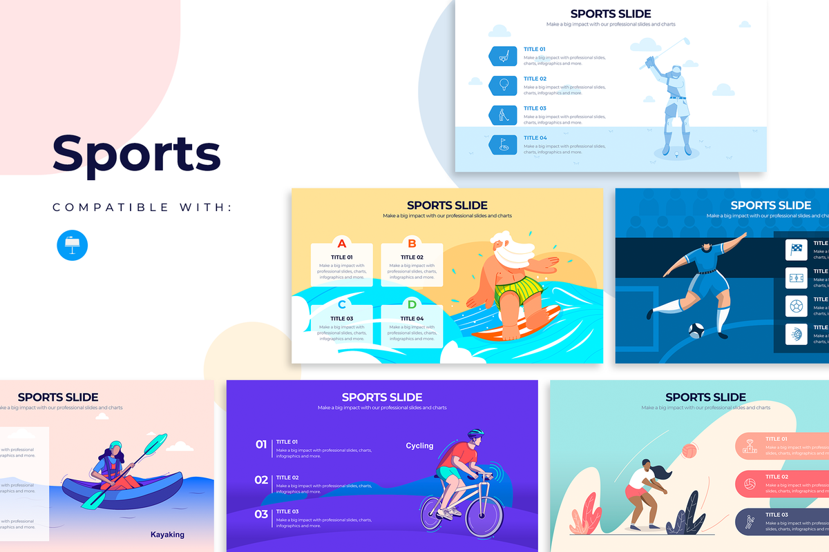 Sports Keynote Infographic Template