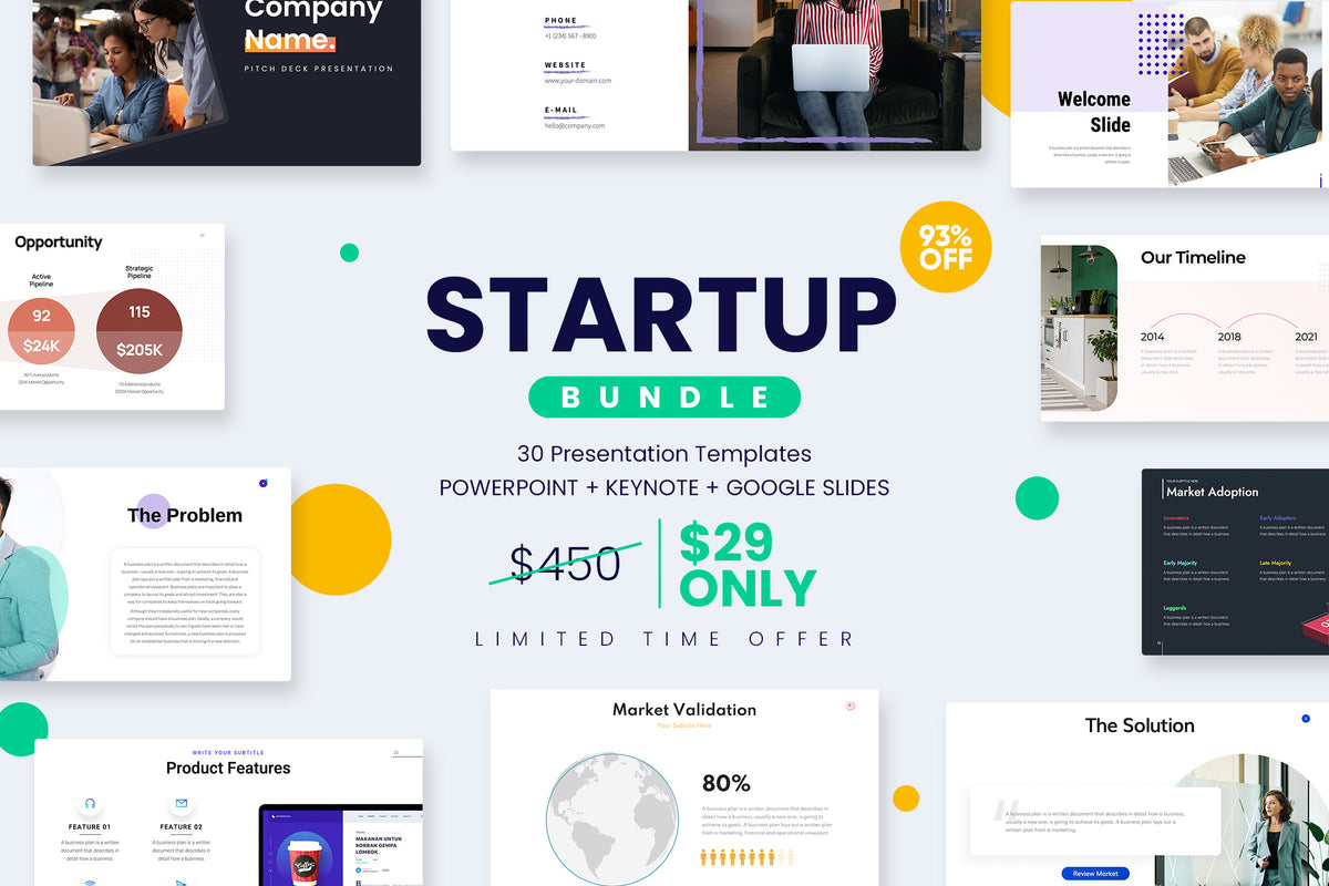 Startup Pitch Deck Bundle