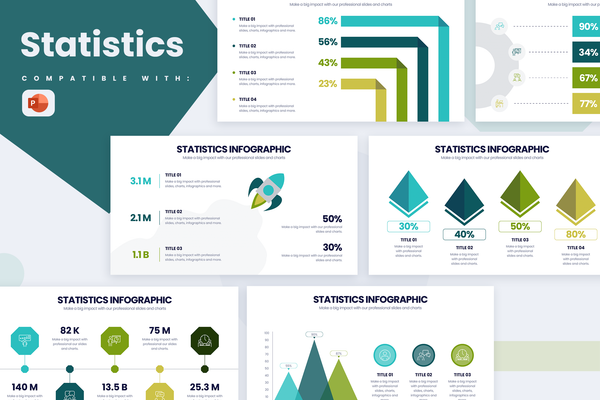 Statistics Powerpoint Infographic Template