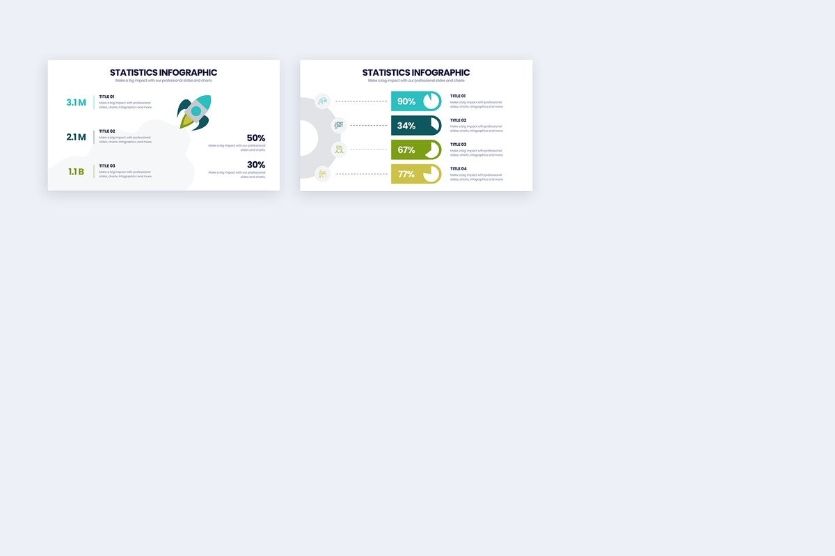 Statistics Powerpoint Infographic Template