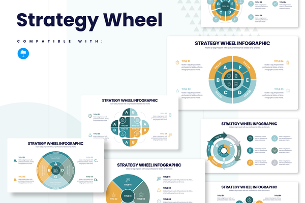 Strategy Wheel  Keynote Infographic Template