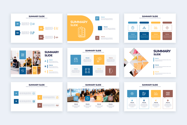 Summary Keynote Infographic Template