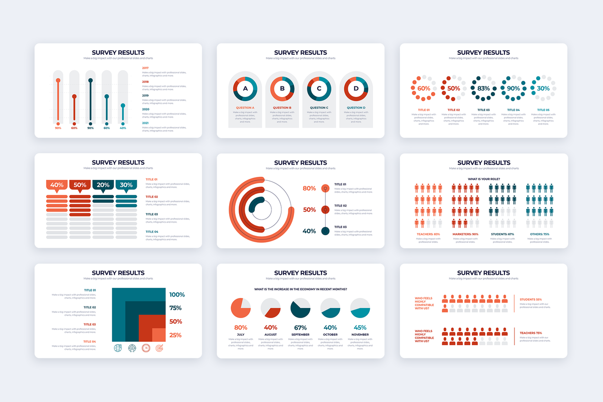 Survey Results Powerpoint Infographic Template