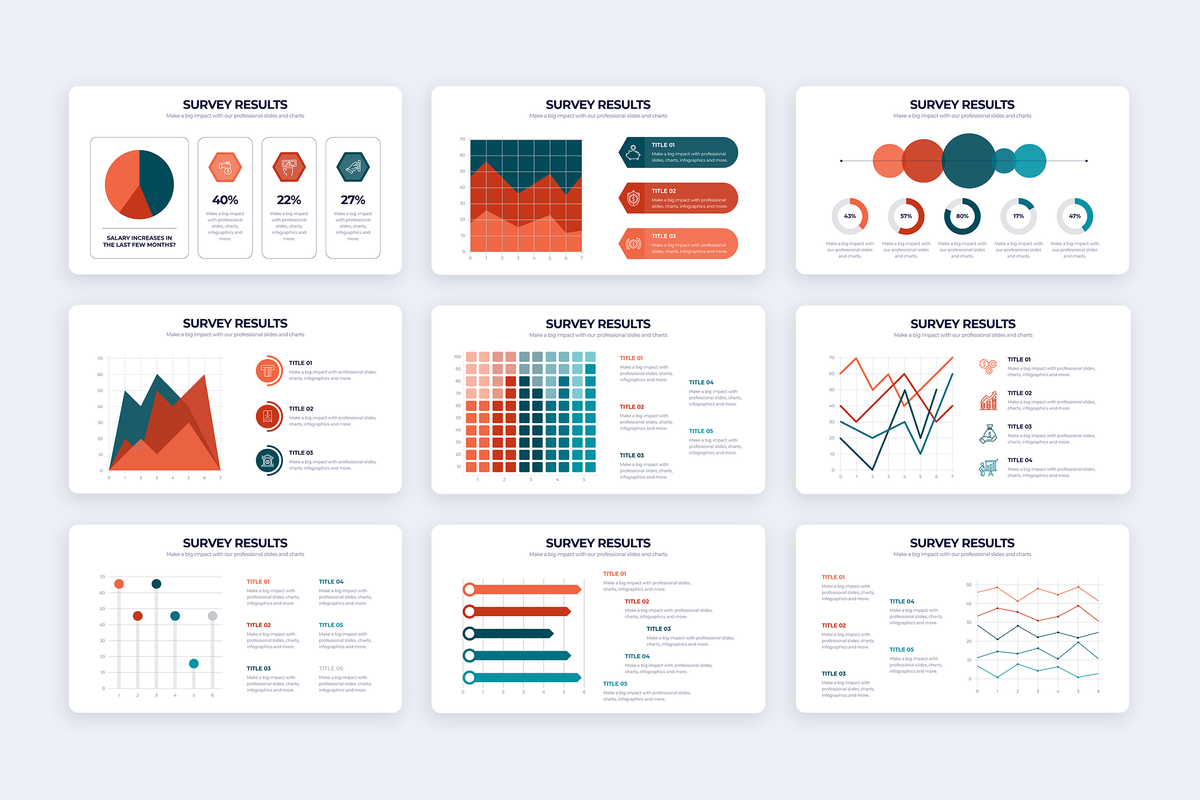Survey Results Powerpoint Infographic Template