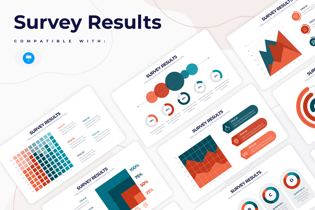 Survey Results Keynote Infographic Template