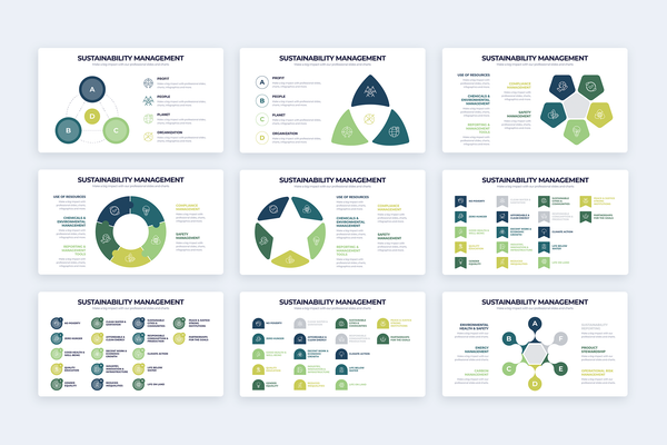 Sustainability Management Google Slides Infographic Template