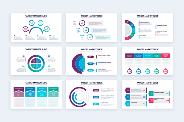 Target Market Powerpoint Infographic Template