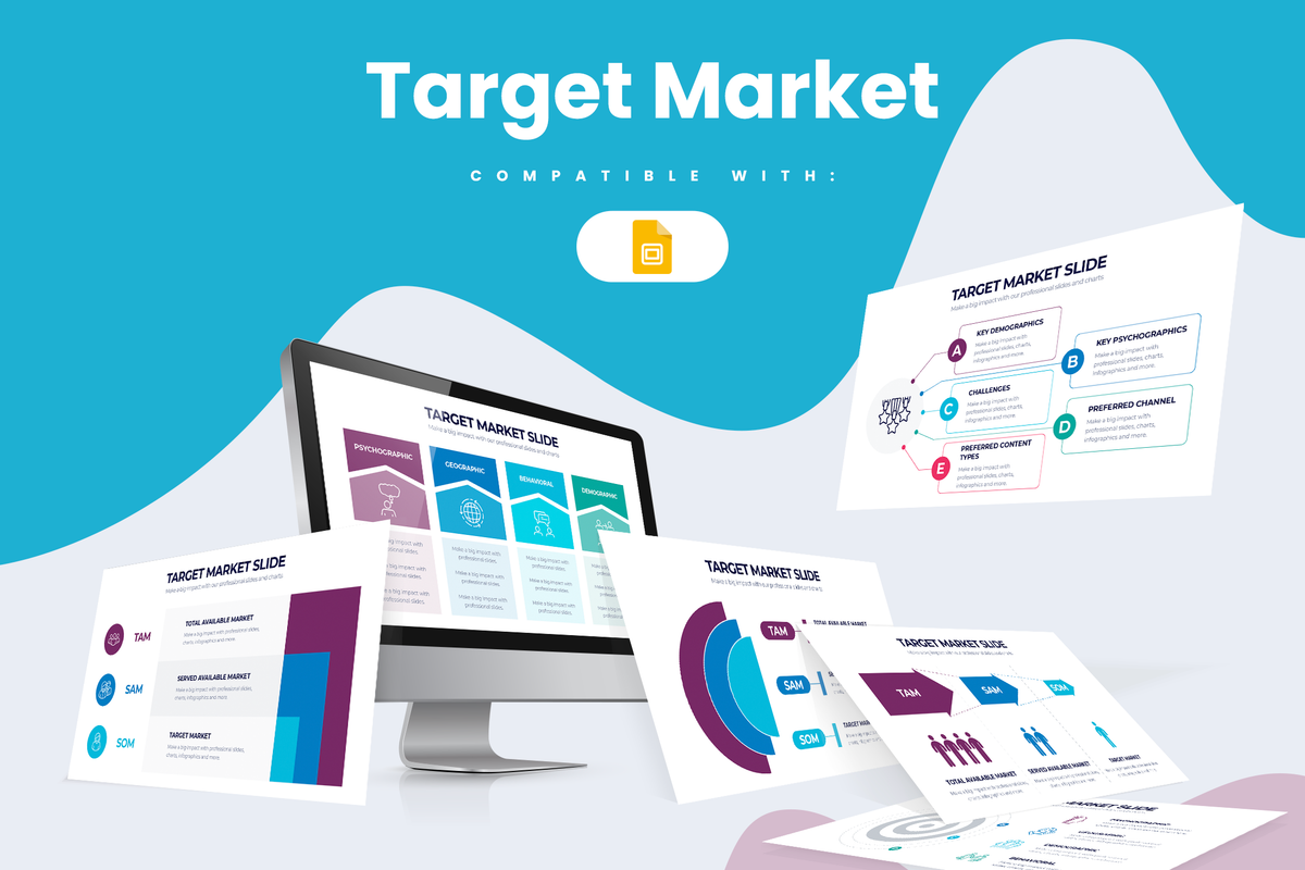 Target Market Google Slides Infographic Template