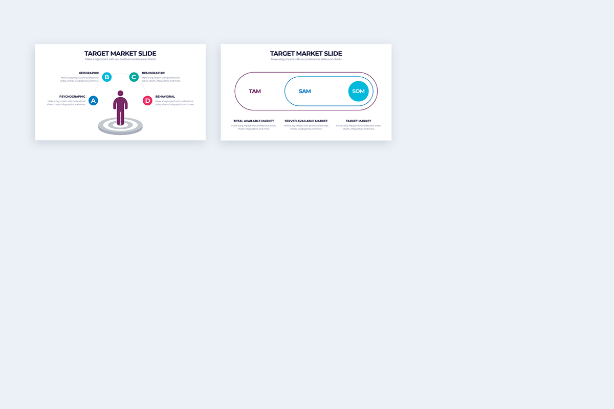 Target Market Powerpoint Infographic Template