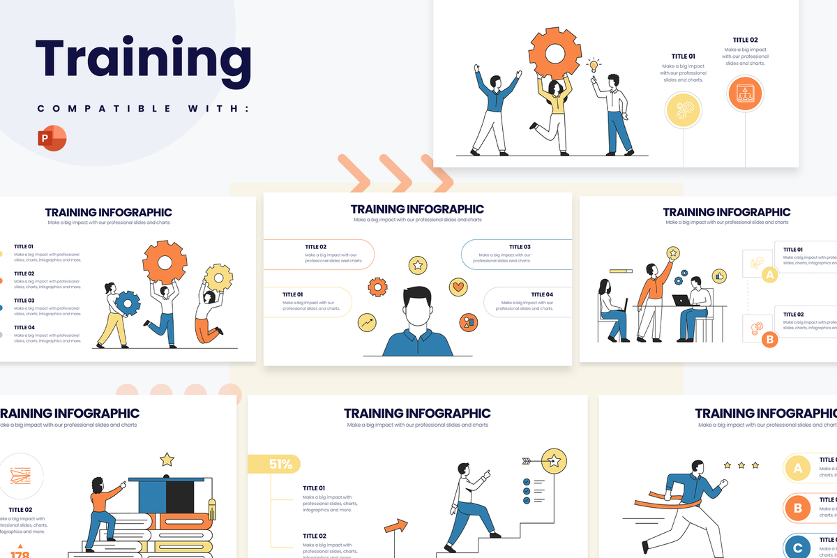 Training Powerpoint Infographic Template