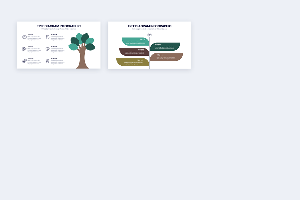 Tree Diagram Powerpoint Infographic Template