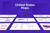 United States Map Illustrator Infographics