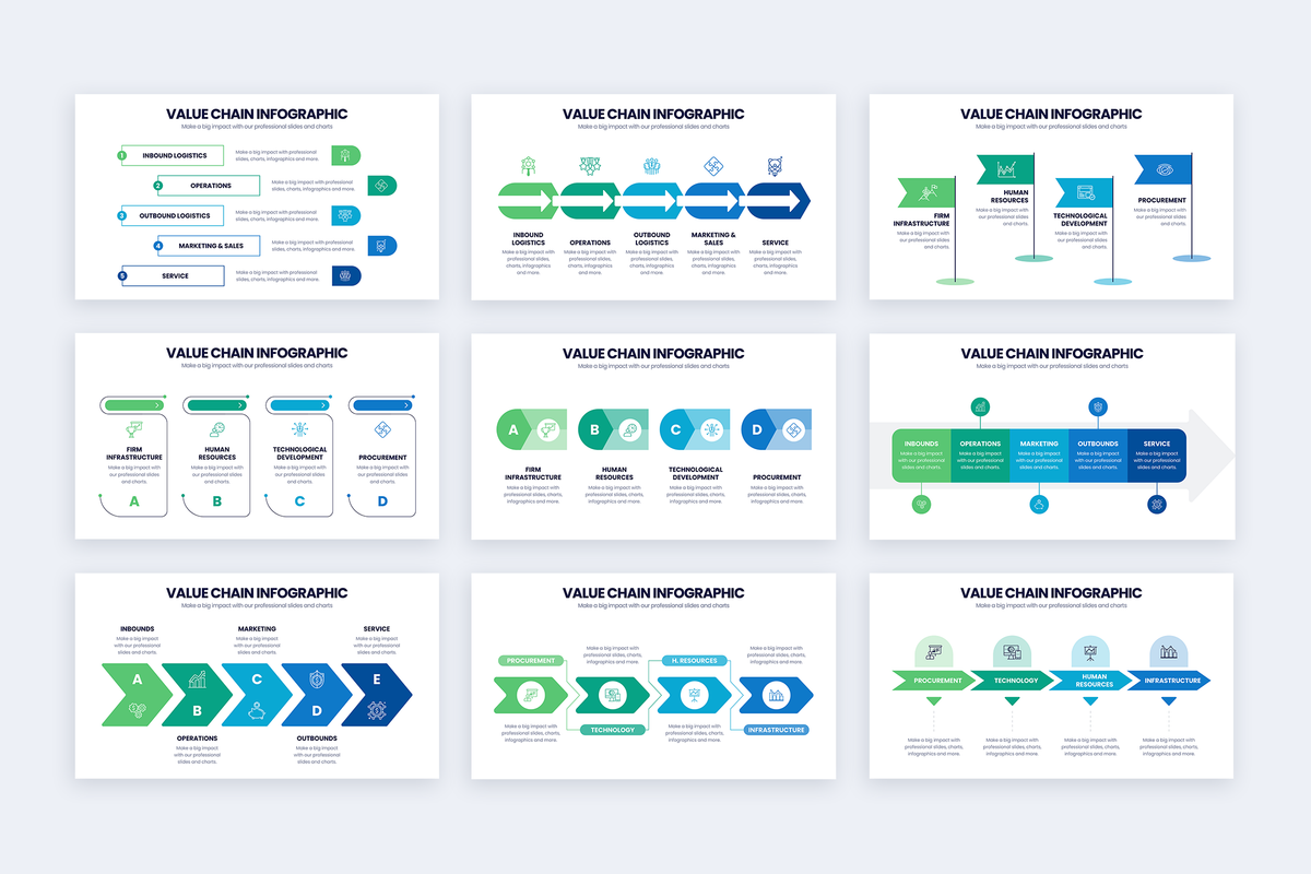 Value Chain Powerpoint Infographic Template