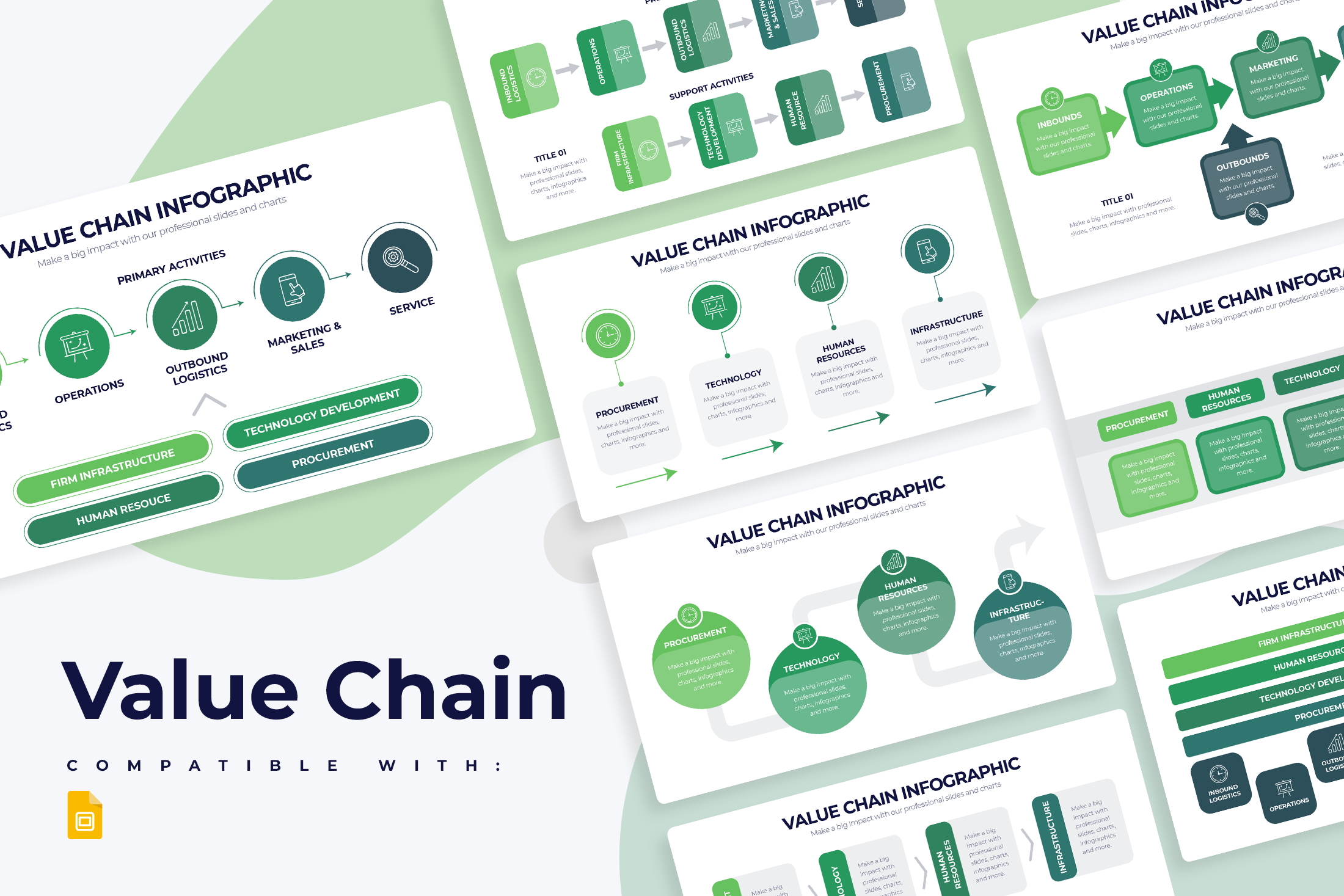 Value Chain Google Slides Infographic Template – Slidewalla