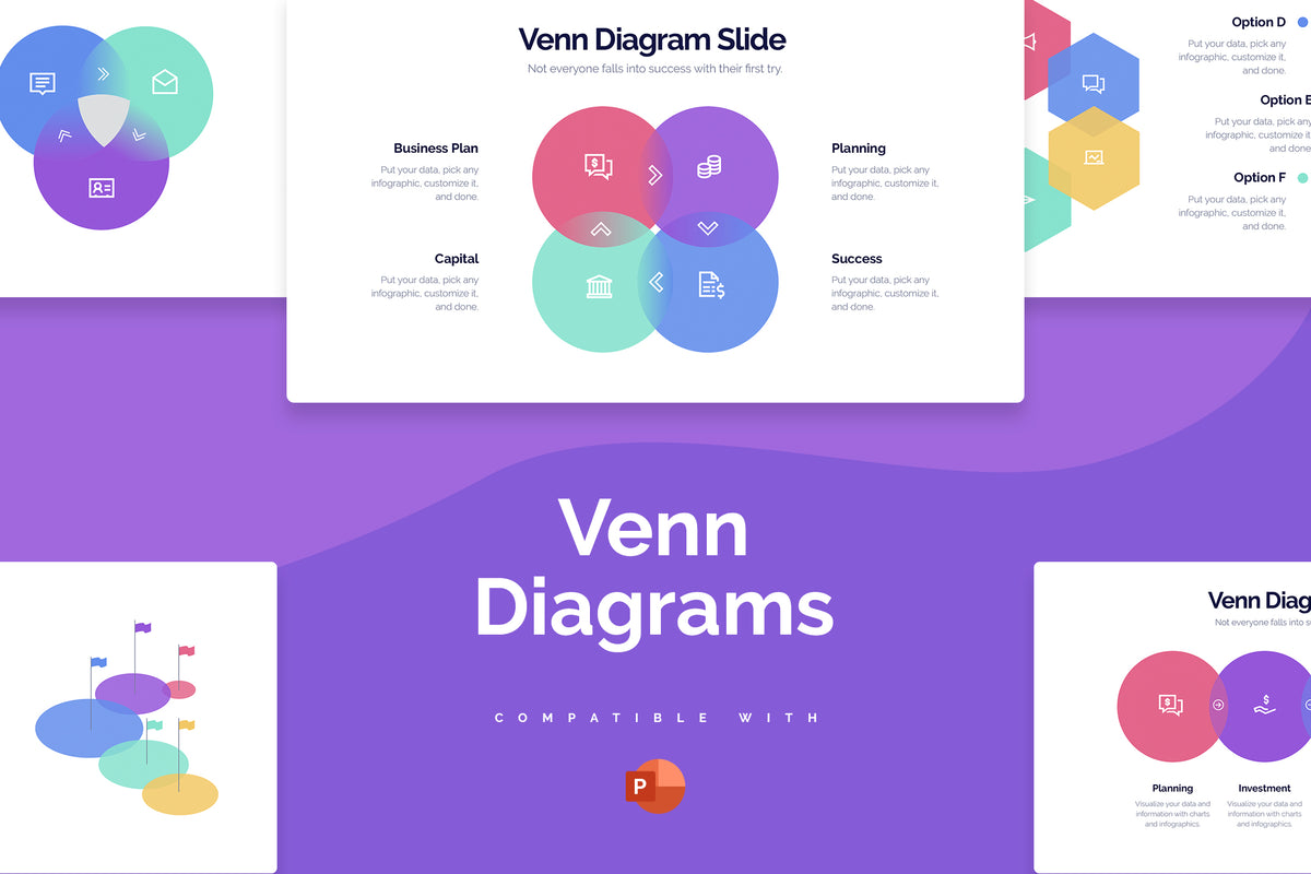 Venn Diagram Powerpoint Infographics