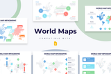 World Maps Google Slides Infographic Template
